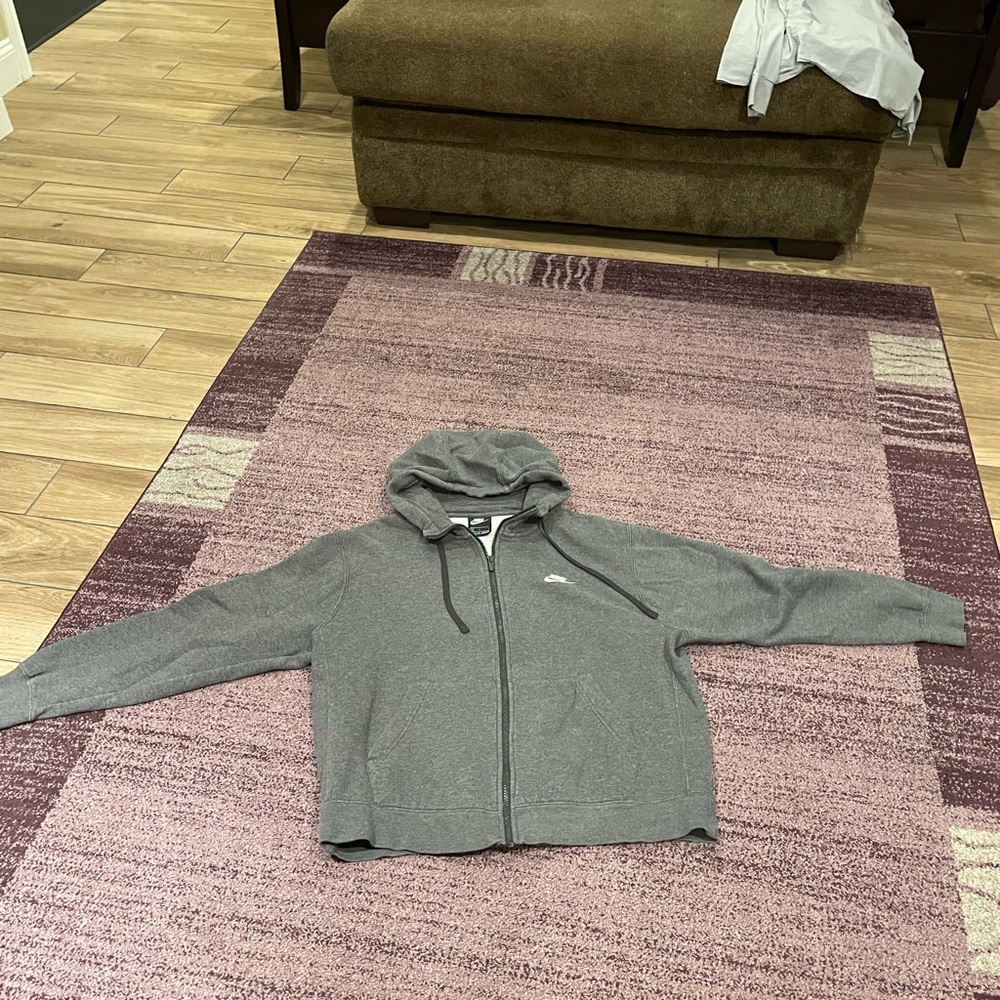 Large gray Nike hoodie
